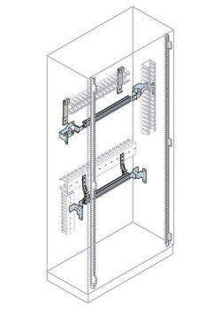 DIN-рейка L600 24мод. + фронт. кронштейн ABB EH0024