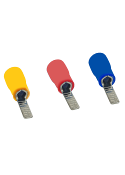Наконечник штыревой плоский НШпИ OptiKit T-Shp-PVC-1,5-2,5(100шт)