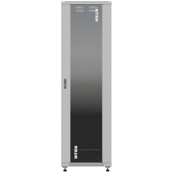 Шкаф серверный NTSS Премиум (NTSS-R32U6080GS) напольный 32U 600x800мм пер.дв.стекл металл 900кг серый 1542мм 71.3кг 1542мм IP20 сталь