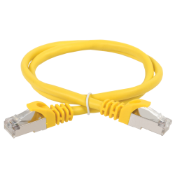 ITK Коммутационный шнур (патч-корд), кат.5Е FTP, 5м, желтый