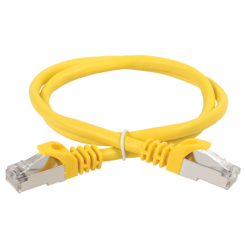 ITK Коммутационный шнур (патч-корд), кат.5Е FTP, 5м, желтый