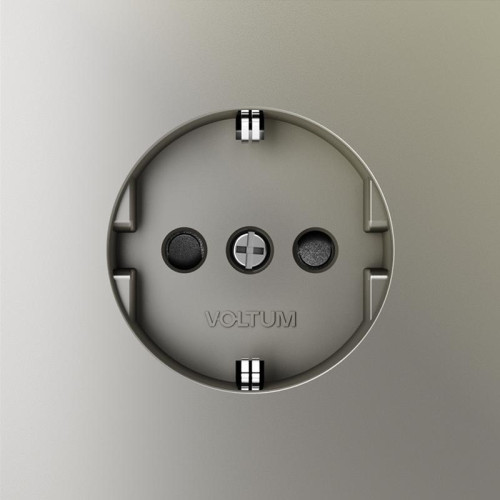 Розетка 1-м СП S70 16А с заземл. защ. шторки механизм шелк Voltum VLS040204 Розетка 1-м СП S70 16А с заземл. защ. шторки механизм шелк Voltum VLS040204