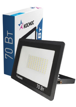 Прожектор светодиодный 70Вт 6500К IP65 5600лм Super-Slim КОСМОС K_PR5_LED_70