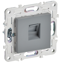 SKANDY Розетка компьютерная RJ45 кат.6 SK-K02Gr серый IEK