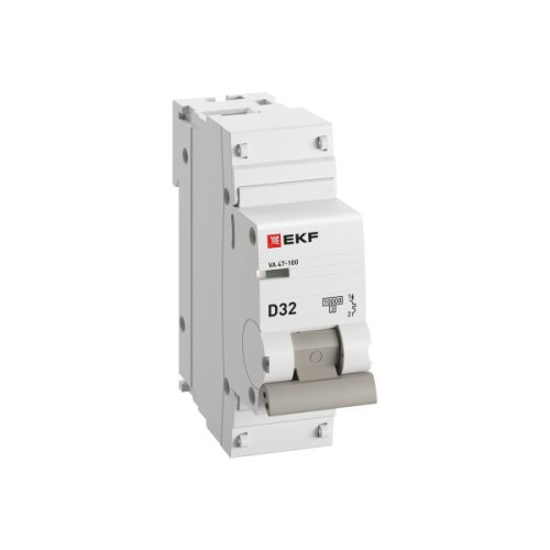 Авт. выкл. ВА 47-100 1P 32А (D) 10kA PROXIMA EKF Авт. выкл. ВА 47-100 1P 32А (D) 10kA PROXIMA EKF