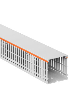 Короб перфорированный RLHF6 60x60,  без галогенов, светло-серый