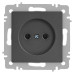 Розетка 1-м СП Accent 6-201-07 16А IP20 250В 2P графит Intro Б0063669 Розетка 1-м СП Accent 6-201-07 16А IP20 250В 2P графит Intro Б0063669