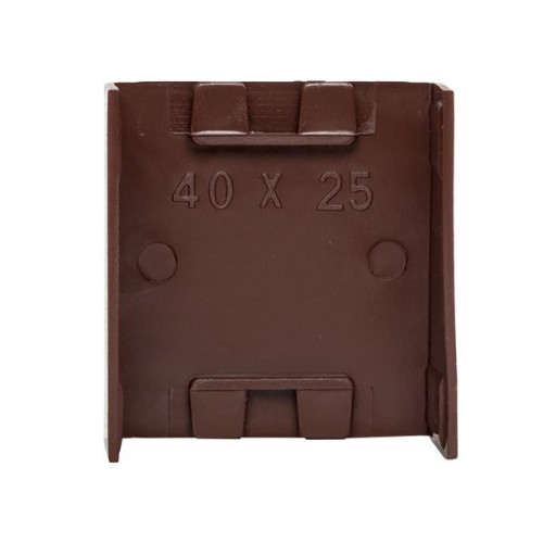 Соединитель (40x25) (4 шт) темн. дерево EKF-Plast