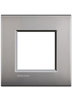 LivingLight Рамка AIR 1 пост, цвет Матовый никель