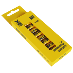 Батарейка щелочная Alkaline LR03/AAA (10шт/бокс) IEK