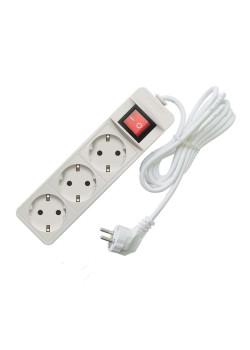 Удлинитель 3х5м с заземл. 16А IP20 3.5кВт ПВС с выкл. Союз 481S-8305