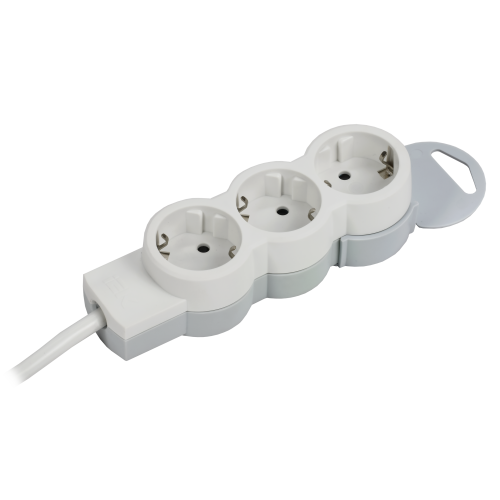 STANDARD Удлинитель У03 3 места 2P+PE 1,5м 3х1,5мм2 16А белый IEK