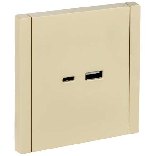 FORTE&PIANO Розетка USB A+C 18Вт FP451 ваниль IEK