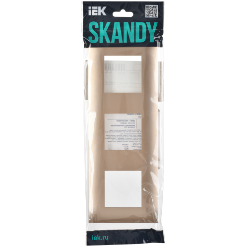 SKANDY Рамка 3-местная SK-F03Sa песочный IEK SKANDY Рамка 3-местная SK-F03Sa песочный IEK