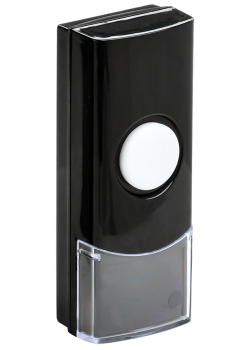 Кнопка для звонка беспроводного КЗБ2 IP44 черная IEK