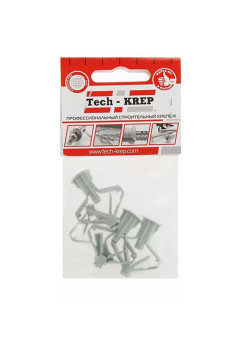 Дюбель (анкер) Бабочка полипропилен 10х50 (уп.4шт) Tech-KREP 111488