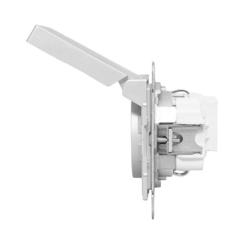 Механизм роз., 16А, IP44, с.з., с.ш., c крышкой, алюм. Эпика EKF