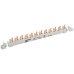 Шина соединительная типа PIN 12 модулей 1P+N 63А 22см для АВДТ ARMAT IEK