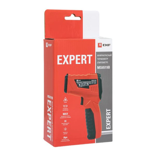 Инфракрасный термометр(пирометр) MS6519B EKF Expert Инфракрасный термометр(пирометр) MS6519B EKF Expert