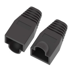 Колпачок защитный для коннекторов RJ45,  до 6 мм, чёрный