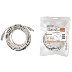 Патч-корд народный U/UTP Cat 5e 4PR 24AWG PVC, литой 3 м, серый