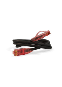 Патч-корд кат.5E U/UTP LSZH PC-LPM-UTP-RJ45-RJ45-C5e-0.5M-LSZH-BK 0.5м черн. Hyperline 229950