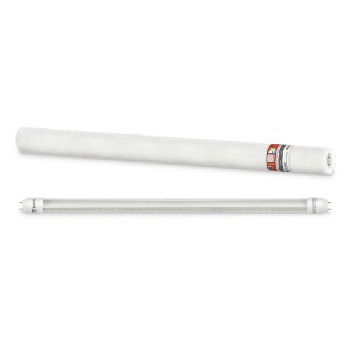 Лампа светодиодная LED-T8R-П-PRO 10Вт линейная прозрачная 4000К нейтр. бел. G13R 1000лм 150-275В 600мм поворотн. IN HOME 4690612030937