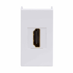 HDMI розетка, ЭУИ Вива (Viva), белая, 1 мод.