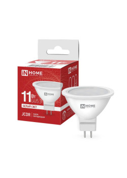 Лампа светодиодная LED-JCDR-VC 11Вт рефлектор 4000К нейтр. бел. GU5.3 990лм 230В IN HOME 4690612020358