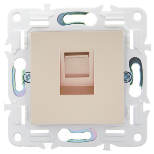SKANDY Розетка компьютерная RJ45 кат.5E SK-K01Sa песочный IEK SKANDY Розетка компьютерная RJ45 кат.5E SK-K01Sa песочный IEK