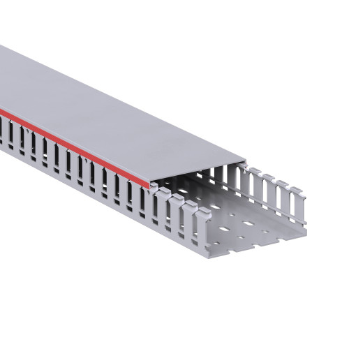 Короб перфорированный, серый RL12 100x40 Короб перфорированный, серый RL12 100x40