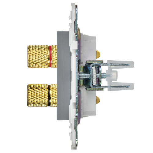 SKANDY Аудиорозетка 4-местная SK-A01Gr серый IEK