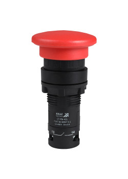Кнопка грибовидная OptiSignal Compact D22 C7-PM-411 красная 1НО+1НЗ
