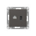 Механизм роз., HDMI+RJ45 (cat5), мокко., Эпика EKF