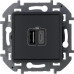 INSPIRIA Зарядное устройство USB А+С 3000мА 5Вантрацит INSPIRIA Зарядное устройство USB А+С 3000мА 5Вантрацит