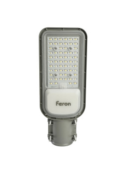 Светодиодный уличный консольный светильник Feron SP3040 50W 5000K 230V, серый