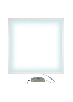 Светильник светодиодный ULP-6060-36W/4000K EFFECTIVE WHITE 36Вт 4000К офисный потолочный встраив. опал. рассеив. с источником питания бел. Uniel UL-00004668