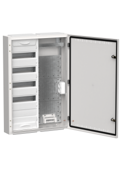 TITAN 5 Корпус комбинированный ЩРн-60 (2х60) 835х570х140мм IP30 белый IEK