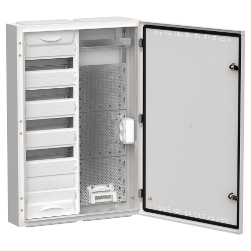 TITAN 5 Корпус комбинированный ЩРн-60 (2х60) 835х570х140мм IP30 белый IEK