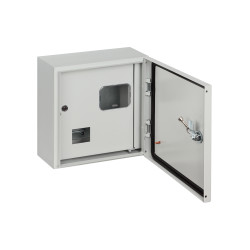 Корпус металлический ЩУ-1ф/1-1 (2 двери), 310х300х150 мм, IP54, RAL7035 светло-серый LITE