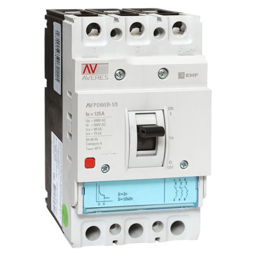 AV-POWER-1/3 125А 80кА TR EKF