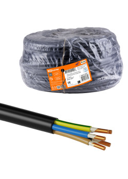 Кабель ВВГнг(А)-FRLSLTx 5х1,5 ок(N, PE)-0,66 ГОСТ (100м) TDM