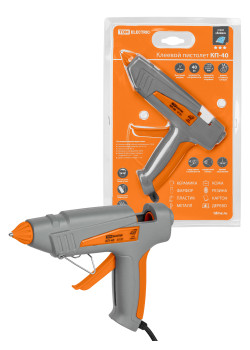 Клеевой пистолет КП-40 , 11,3 мм, с подставкой, шнур 1,3 м, 40 Вт, Т=220 С 
