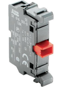 Блок контактов MCB-01 фронт. монтаж 1Н3 ABB 1SFA611610R1010