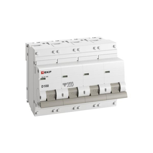 Авт. выкл. ВА 47-100 4P 100А (D) 10kA PROXIMA EKF Авт. выкл. ВА 47-100 4P 100А (D) 10kA PROXIMA EKF