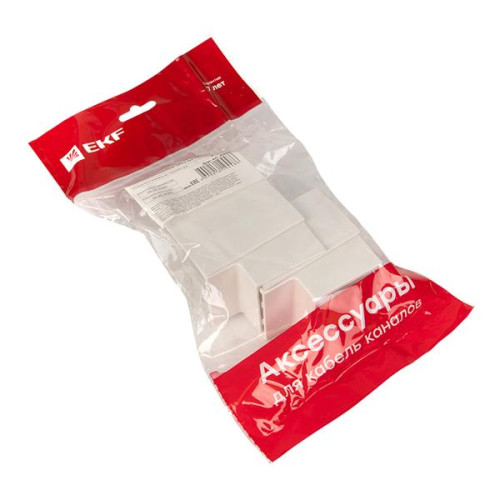 Угол внутр. (40x40) (4 шт) белый EKF-Plast Угол внутр. (40x40) (4 шт) белый EKF-Plast