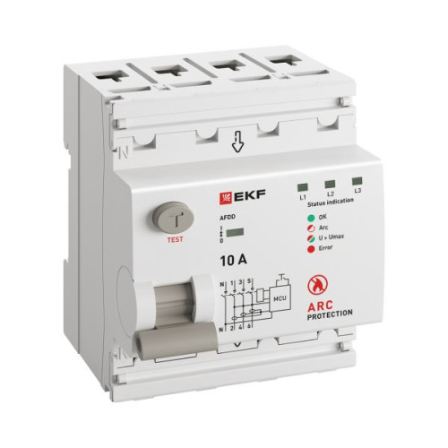 УЗДП 3P+N 10А PROXIMA EKF