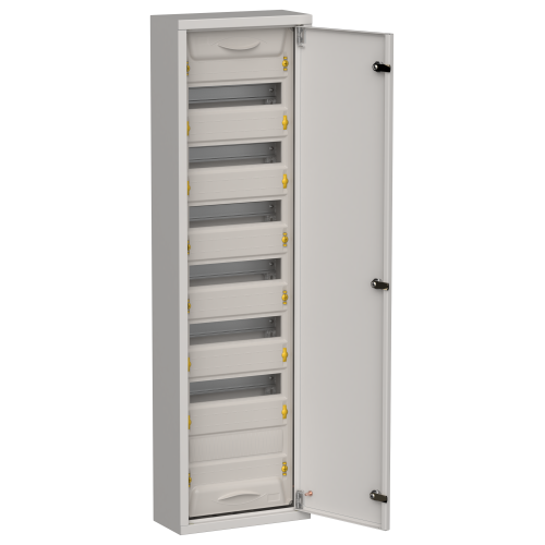 TITAN 5 Корпус металлический ЩРн-84 (1х84) 1085х310х140мм IP31 серый (одна дверь) IEK