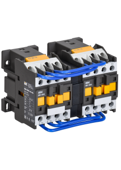 Контактор КМИ-10930 реверс 9А 400В/АС3 2NO IEK