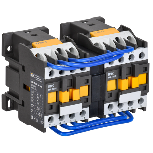 Контактор КМИ-10930 реверс 9А 400В/АС3 2NO IEK